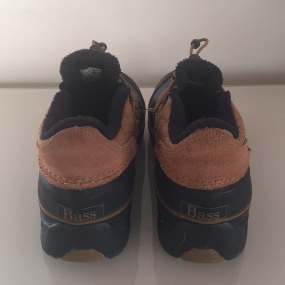 Great Bass Navy Rubber &Saddle All Weather Boots - Picture 4 of 5